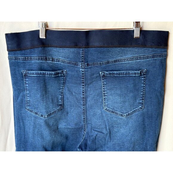 Buffalo David Bitton Womens XL Blue Denim Stretch Jeggings With Elastic Waistban - Picture 4 of 8